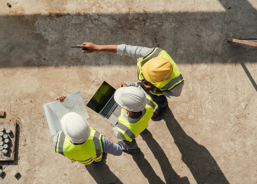 Dallas ADU Pro construction management team on site